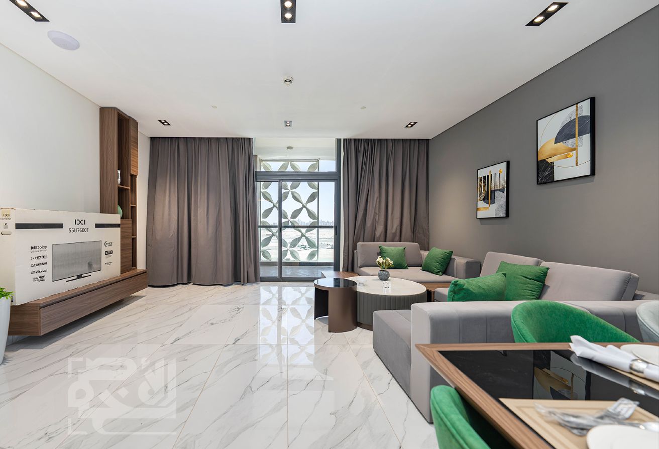 Fully Furnished 3BHK + Maid with Balcony