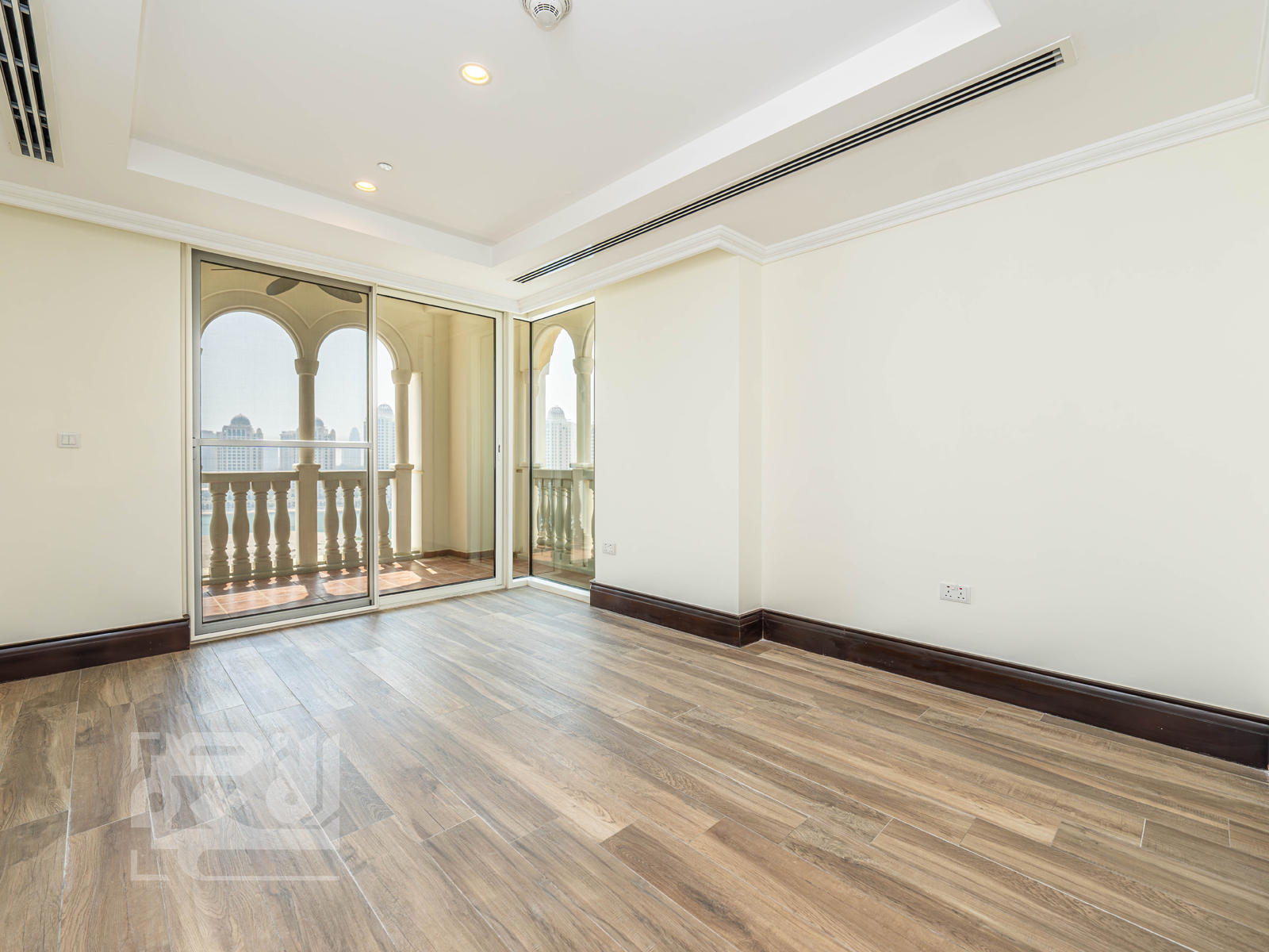 Semi-Furnished 1-BHK + Office | Balcony | Qatar Cool
